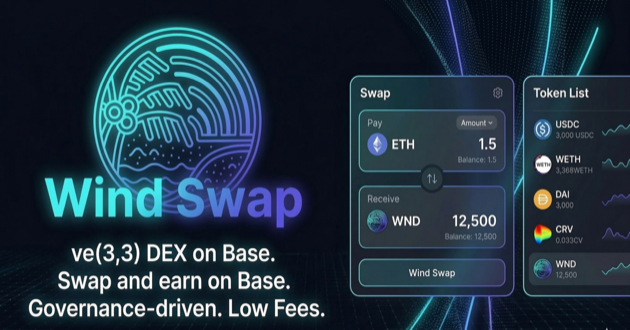 Windfall Swaps Wind Swap | DEX on Base